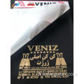 Tissu musulman noir formel de Dubaï Nida 100% polyester